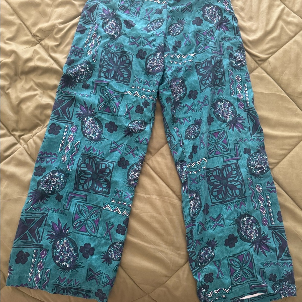 100% SILK Tommy Bahama vintage loose pants